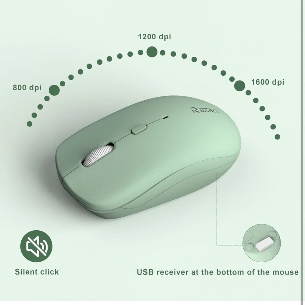 Wireless Keyboard and Mouse Combo, Full-Sized Wireless